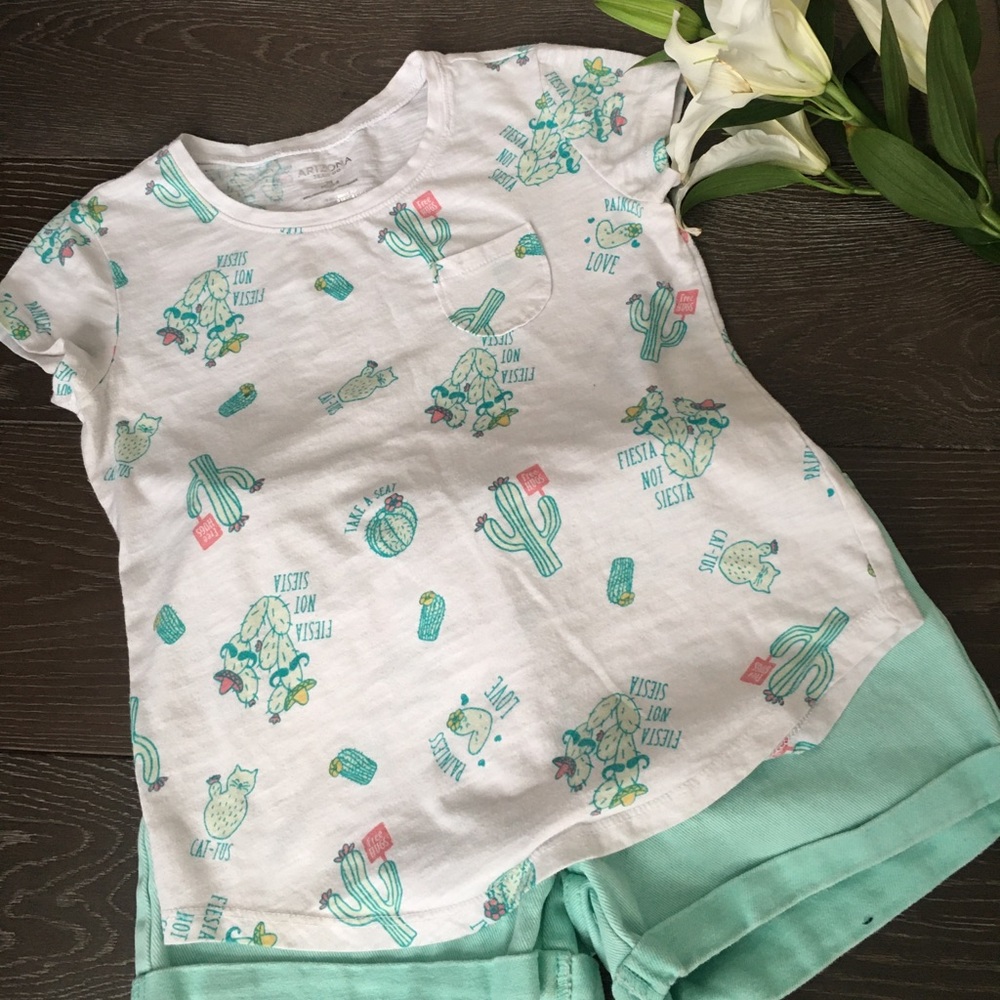 Arizona Cactus and Flower Shirt 🌵🌺